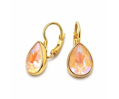 Diamond Sky Jewelry Auskarai „Crystal Drop (Cappuccino DeLite)“ su Swarovski® kristalais