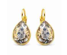 Diamond Sky Jewelry Auskarai „Crystal Drop (Rose Patina)“ su Swarovski® kristalais