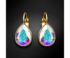 Diamond Sky Jewelry Auskarai „Crystal Drop (Aurora Borealis)“ su Swarovski® kristalais