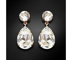 Diamond Sky Jewelry Auskarai „Crystal Drop IV“ su Swarovski® kristalais