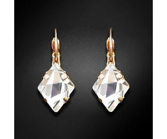 Diamond Sky Jewelry Auskarai „Crystal Rhombus III“ su Swarovski® kristalais