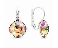 Diamond Sky Jewelry Auskarai „Glare IV (Luminous Žalias)“ su Swarovski® kristalais