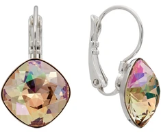 Diamond Sky Jewelry Auskarai „Glare IV (Luminous Žalias)“ su Swarovski® kristalais
