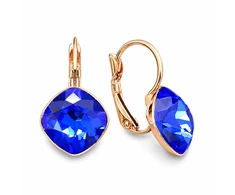 Diamond Sky Jewelry Auskarai „Glare IV (Majestic Mėlyna)“ su Swarovski® kristalais