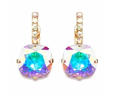 Diamond Sky Jewelry Auskarai „Glare VII (Aurora Borealis)“ su Swarovski® kristalais