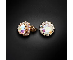 Diamond Sky Jewelry Auskarai „Glory (Aurora Borealis)“ su Preciosa® kristalais