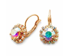 Diamond Sky Jewelry Auskarai „Glory II (Aurora Borealis)“ su Swarovski® kristalais