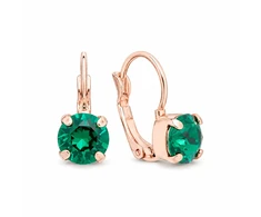 Diamond Sky Jewelry Auskarai „Glory II (Emerald)“ su Swarovski® kristalais
