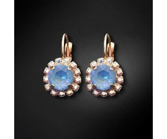 Diamond Sky Jewelry Auskarai „Glory II (Ocean DeLite)“ su Swarovski® kristalais