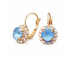 Diamond Sky Jewelry Auskarai „Glory II (Ocean DeLite)“ su Swarovski® kristalais