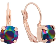 Diamond Sky Jewelry Auskarai „Glory II (Rainbow Dark)“ su Swarovski® kristalais