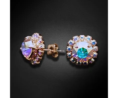 Diamond Sky Jewelry Auskarai „Glory III (Aurora Borealis)“ su Swarovski® kristalais