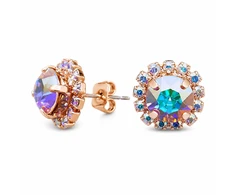 Diamond Sky Jewelry Auskarai „Glory III (Aurora Borealis)“ su Swarovski® kristalais