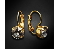 Diamond Sky Jewelry Auskarai „Glory (Juodas Patina)“ su Swarovski® kristalais