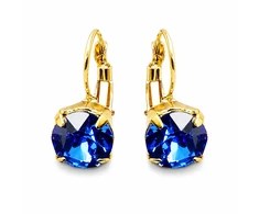 Diamond Sky Jewelry Auskarai „Glory (Sapphire)“ su Swarovski® kristalais