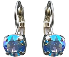 Diamond Sky Jewelry Auskarai „Glory (Sapphire Shimmer)“ su Swarovski® kristalais