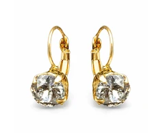 Diamond Sky Jewelry Auskarai „Glory (Sidabrinis Patina)“ su Swarovski® kristalais