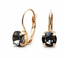Diamond Sky Jewelry Auskarai „Glory (Sidabrinis Night)“ su Swarovski® kristalais