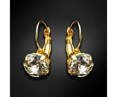 Diamond Sky Jewelry Auskarai „Glory (Sidabrinis Patina)“ su Swarovski® kristalais