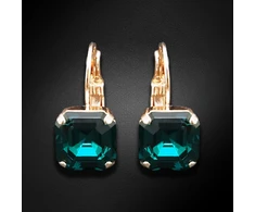 Diamond Sky Jewelry Auskarai „Imperial (Emerald)“ su Swarovski® kristalais