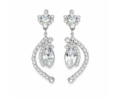 Diamond Sky Jewelry Auskarai „J’Adore V“ su Swarovski® kristalais