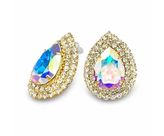 Diamond Sky Jewelry Auskarai „Jasmine (Aurora Borealis)“ su Swarovski® kristalais