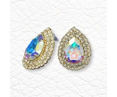 Diamond Sky Jewelry Auskarai „Jasmine (Aurora Borealis)“ su Swarovski® kristalais