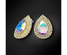 Diamond Sky Jewelry Auskarai „Jasmine (Aurora Borealis)“ su Swarovski® kristalais