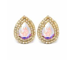 Diamond Sky Jewelry Auskarai „Jasmine (Aurora Borealis)“ su Swarovski® kristalais