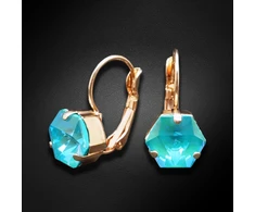 Diamond Sky Jewelry Auskarai „Kaleidoscope (Laguna DeLite)“ su Swarovski® kristalais