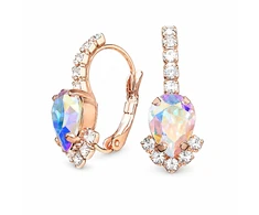 Diamond Sky Jewelry Auskarai „Leonora II (Aurora Borealis)“ su Preciosa® kristalais