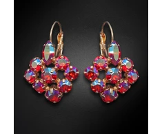 Diamond Sky Jewelry Auskarai „Splendor (Light Siam Shimmer)“ su Swarovski® kristalais