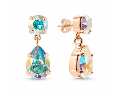 Diamond Sky Jewelry Auskarai „Venus IV (Aurora Borealis)“ su Preciosa® kristalais