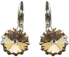 Diamond Sky Jewelry Auskarai „Vintage VI (Golden Shadow)“ su Swarovski® kristalais