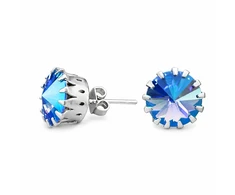 Diamond Sky Jewelry Auskarai „Vintage VII (Light Sapphire Shimmer)“ su Swarovski® kristalais