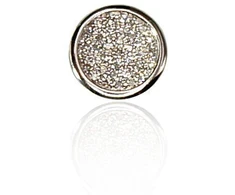Diamond Sky Jewelry Balto aukso 585 prabos pakabukas su deimantais „Perfection“