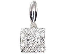 Diamond Sky Jewelry Auksinis pakabukas su deimantais „Solitaras“