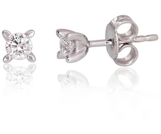 Diamond Sky Jewelry Auksiniai auskarai su deimantais „Solitaras“