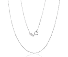 Diamond Sky Jewelry Itališka balto aukso grandinėlė „Inkaras III“