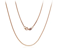 Diamond Sky Jewelry Itališka raudono aukso 585 prabos grandinėlė „Cartier IV“