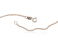 Diamond Sky Jewelry Itališka raudono aukso grandinėlė „Spiga“