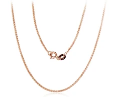 Diamond Sky Jewelry Itališka raudono aukso 585 prabos grandinėlė „Spiga“