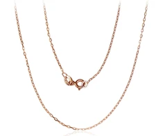 Diamond Sky Jewelry Itališka raudono aukso 585 prabos grandinėlė „Inkaras II“