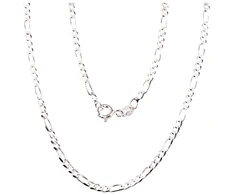Diamond Sky Jewelry Itališka sidabrinė grandinėlė „Figaro V“
