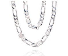 Diamond Sky Jewelry Itališka sidabrinė grandinėlė „Figaro“