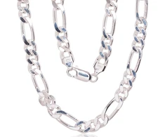 Diamond Sky Jewelry Itališka sidabrinė grandinėlė „Figaro“
