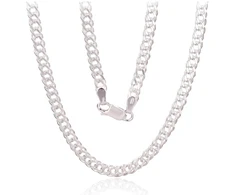 Diamond Sky Jewelry Itališka sidabrinė grandinėlė „Rombo II“