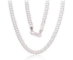 Diamond Sky Jewelry Itališka sidabrinė grandinėlė „Rombo II“