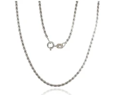 Diamond Sky Jewelry Itališka sidabrinė grandinėlė „Rope VI“