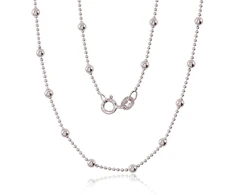 Diamond Sky Jewelry Itališka sidabrinė grandinėlė „Beads II“